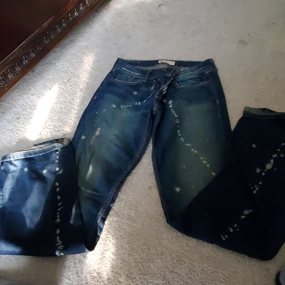Bike Denim Jeans Wide leg